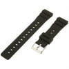 timex men's q7b725 resin performance sport 20mm black replacement watch band