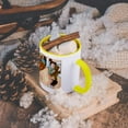 thumbnail image 5 of 3dRose, child sleeping child sleeping fish tank bed cat pastels soft bedroom girl cats soothing, 11oz Two-Tone Yellow Mug, 5 of 7