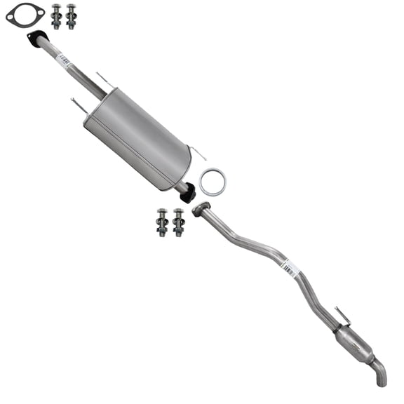 Northeastern Exhaust Muffler and Tail Pipe Kit Fits 2015-2018 Chevrolet City Express 2.0L - Direct Fit | Stainless Steel