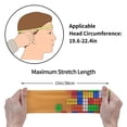 thumbnail image 4 of Rateoe Colorful Building Blocks A Pattern Sports Headbands ,Moisture Wicking Workout Headband, Sweatband Headbands for Running,Cycling,Yoga,Hairband for Women and Men, 4 of 9