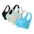 thumbnail image 2 of Zeliretfy Women Bras Seamless Sports Bra Wirefree Yoga Bra With Removable Pads Bras for Women No Underwire, 2 of 7