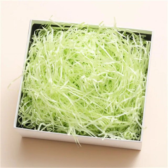 Caja de papel arrugado de 10g, 20/50/100g, confeti de rafia, Material de relleno, para decoración del hogar, boda, navidad
