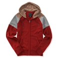thumbnail image 1 of Aeropostale - Sudadera con capucha y cremallera completa para hombre, color rojo, pequeño Aeropostale  Sudadera, 1 of 2