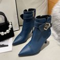 thumbnail image 2 of B91xZ Bottes d'Hiver pour Femmes Antidérapantes Imperméables Chaussures de Plein Air Confortables Mode Chaussures de Randonnée pour Femmes, Bleu 7.5, 2 of 4