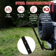 thumbnail image 5 of EastVita 2 Bike Rack Hitch Mount Foldable Bike Rack for Car Hitch,Steel Car Bike Rack for SUV,Bicycle Car Racks with Hitch Tightener,Straps,Bike Carrier Rack Hitch,Easy to Assemble & Use, 5 of 6