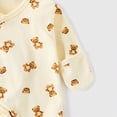 thumbnail image 6 of CAUYDY Baby Boy Coming Home Outfits Newborn Clothing Preemie Long Sleeve Romper Fall Winter Infant Boys Soft Pajamas Toddler Bodysuit 3-6M 9-12M 18-24M Yellow for Sizes 1-3 Months, 6 of 6