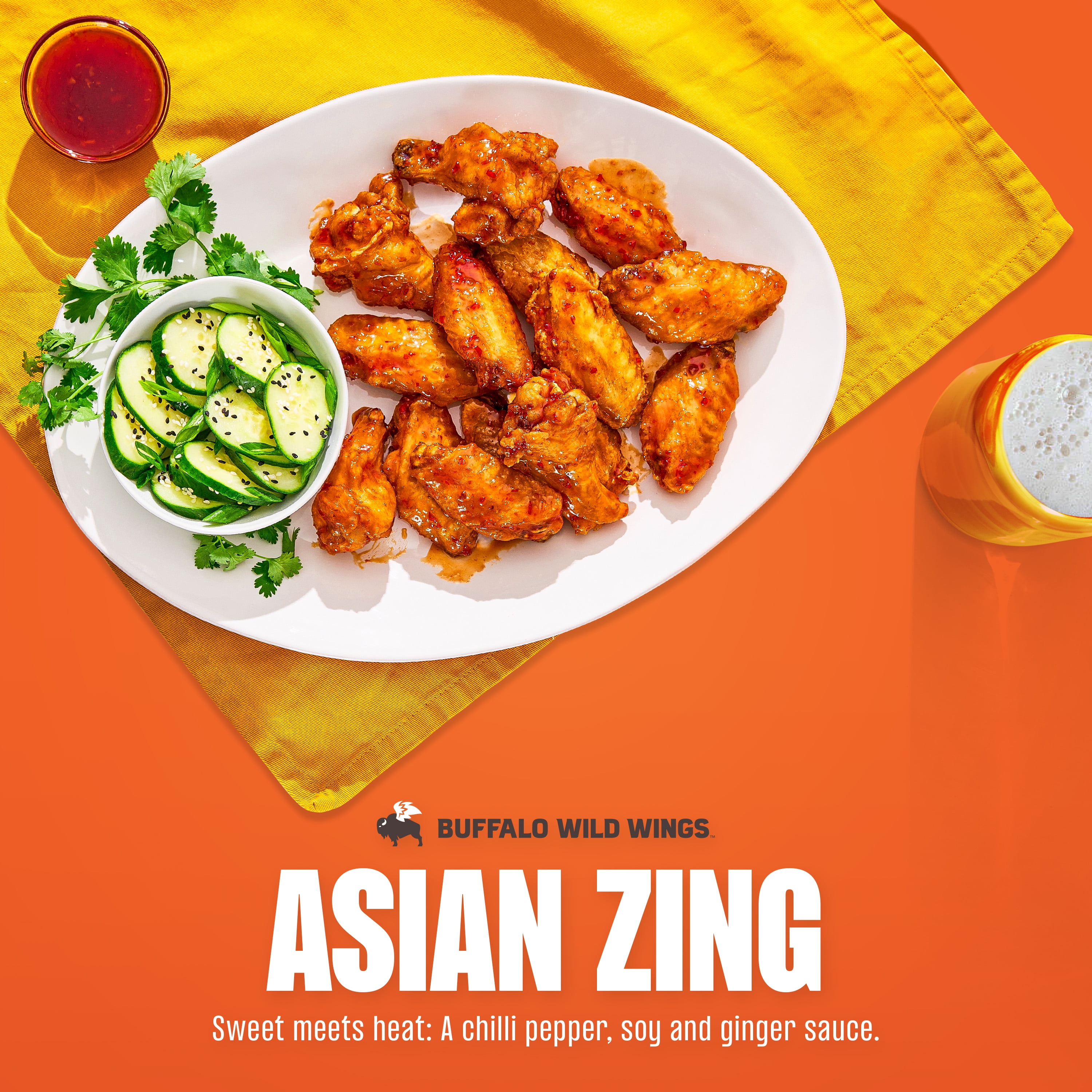 Buffalo Wild Wings Asian Zing Sauce, 12 fl. oz.