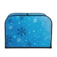 thumbnail image 2 of Haiem Winter With Snowflakes Print Toaster Covers 4 Slice Wide Slot,Bread Dust Cover & Fingerprint Protection,Bread Machine Cover,Appliance Covers, 2 of 7
