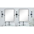 thumbnail image 6 of TEHOME Oil Rubbed Bronze Bathroom Mirror, 30x40 inches, Pivot Rectangle, Tilting, 6 of 9
