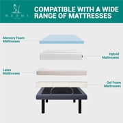 Idealbase Adjustable Bed Base, Adjustable Bed Frame with Remote, Smart Bed, Head and Foot Incline, 3 Speed Head & Foot Massage, Zero Gravity Bed - Twin XL