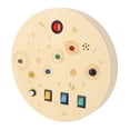 thumbnail image 4 of Tablero sensorial de interruptor redondo, tablero sensorial de interruptor de madera de simulación LED para niño, adolescente y bebé, 4 of 5
