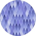 thumbnail image 1 of Ahgly Company Machine Washable Indoor Round Transitional Day Sky Blue Area Rugs, 7' Round, 1 of 7
