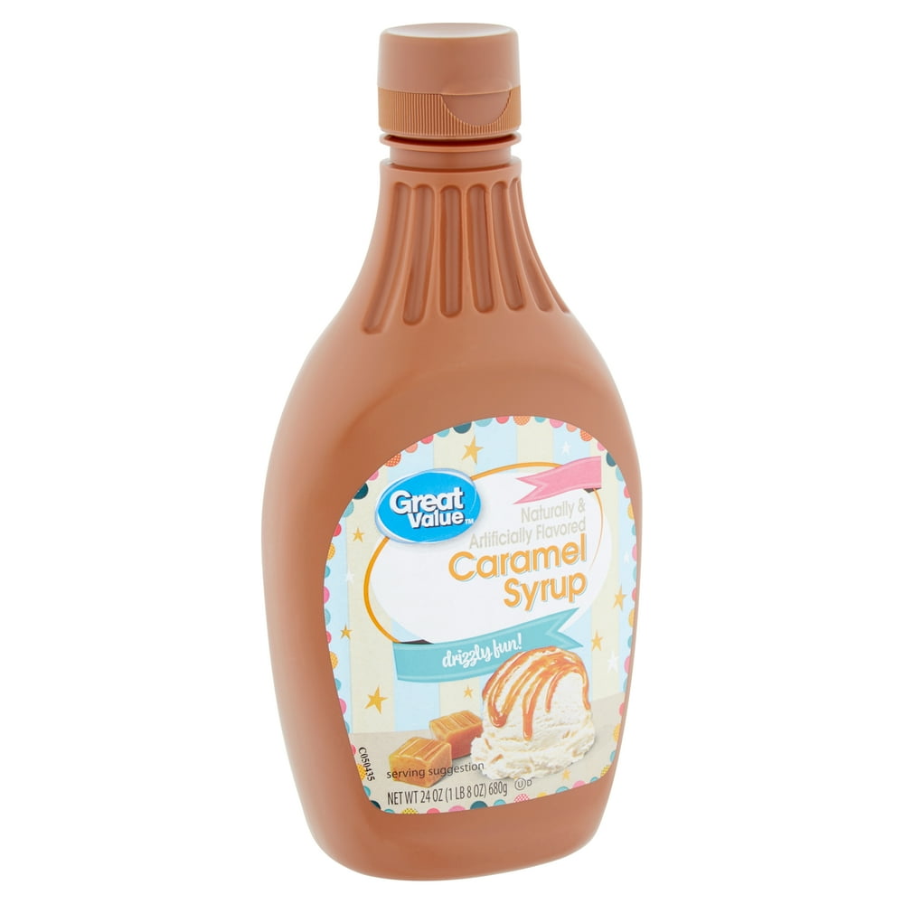 Great Value Caramel Syrup, 24 Oz.