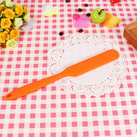 

Haofy Kitchen Cake Cream Butter Spatula Mixing Batter Scraper Brush Handle Silicone Baking Cook Tool Scraper