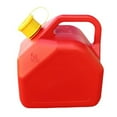 thumbnail image 2 of Lata de gasolina 5L 1,3 galones ABS contenedor de gasolina portátil rojo sin fugas con tubo de salida, 2 of 13