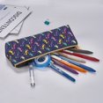 thumbnail image 5 of Xecao Colorful Dinosaur Print Leather Pencil Case -Stationery Bag Pen Holder for Work & Office, 5 of 5