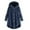 Navy, variant on hgsbede Women Coats Plus Size Clearance Women Plus Size Button Plush Tops Hooded Loose Cardigan Wool Coat Winter Jacket