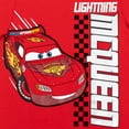 thumbnail image 2 of Disney Pixar Cars Lightning McQueen Little Boys 2 Pack T-Shirts Infant to Big Kid, 2 of 4