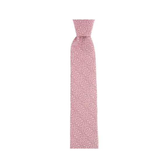 Michelsons of London Men's Salmon Paisley Tie