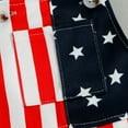 thumbnail image 6 of Zanarzt Little Girls Fourth Of July Outfit Toddler Baby 4th of July Outfit Girl Boy American Flag Overall Shorts Jumpsuit with Pocket Red,18 Months, 6 of 9