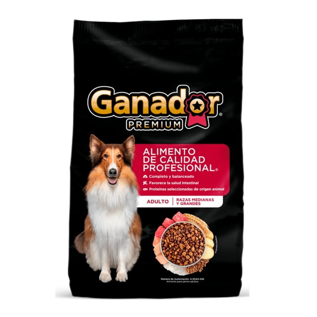 Ganador Premium Adulto Raza Mediana y Grande 21 Kg