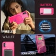 thumbnail image 2 of for iPhone Xs Case , iPhone X Case with Ring [Compatible with Magsafe], Full Body Protective Cover Slim Shockproof Kickstand Phone Case for Apple iPhone X/XS 5.8", Hot Pink, 2 of 16