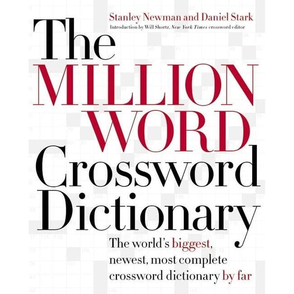 The Million Word Crossword Dictionary, (Hardcover)