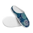 thumbnail image 3 of Picia Bohemian Mandala for Women's Lamb-hug Comfy Fleece House Slippers Memory Foam, Slip-on House Shoes Indoor Outdoor-37/38, 3 of 7
