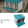 thumbnail image 3 of Caja para poner huevos de galina, material de pp resistente, cómoda y espaciosa, fácil de Limpiar, Caja nido para galinas para múltiples para uso en granjas, 3 of 7