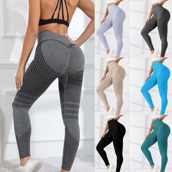 RotHome 3D Compression Leggings for Women High Waist Tummy Control Anti Cellulite Scrunch Butt Lift Gym Workout Pants with Full Support and Comfort Fit