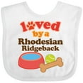 thumbnail image 3 of Inktastic Rhodesian Ridgeback Loved by a (Dog Breed) Boys or Girls Baby Bib, 3 of 4