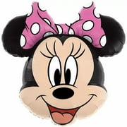 Minnie Mouse Head Foil Balloon, 35"