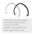 thumbnail image 3 of ANDOER Lampe de Bureau Pliable en Forme de Demi-Lune avec LED, 3 of 8