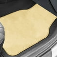 thumbnail image 6 of FH Group Doe 16 4-Piece Faux Rabbit Fur, Universal Fit Beige Car Floor Mats with Air Freshener, 6 of 8