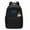Black, variant on Fashionable and Versatile Backpack Large Capacity Backpack Solid Color Student office Worker Travel Backpack Women's Ins Backpack High End Bag Versatile Backpack Large Capacity Bac