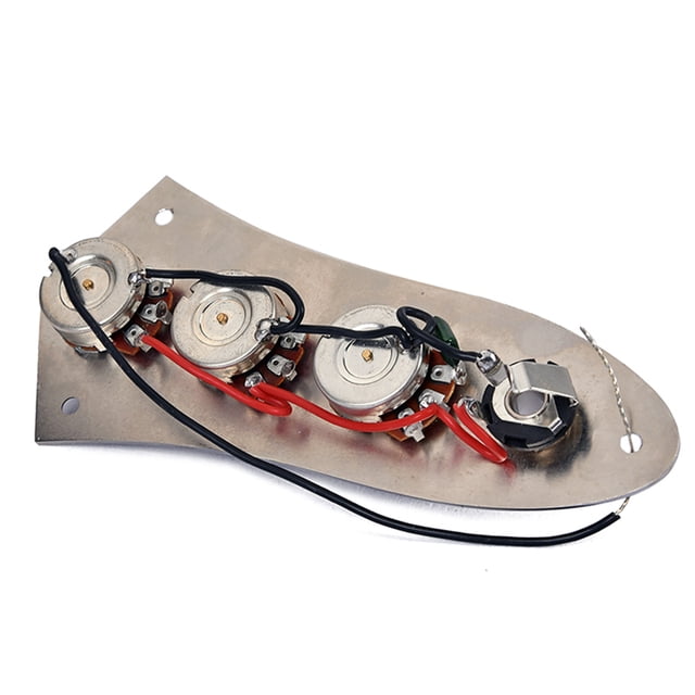 Soidarity Pastillas de bajo eléctrico fuerte de circuito de bajo de hierro con patrón decorativo clásico tallado duradero accesorio de bajos Accesorios para instrumentos musicales