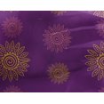 thumbnail image 4 of oneOone Georgette Viscose Fabric Spiral & Floral Block Print Sewing Fabric BTY 42 Inch Wide, 4 of 4