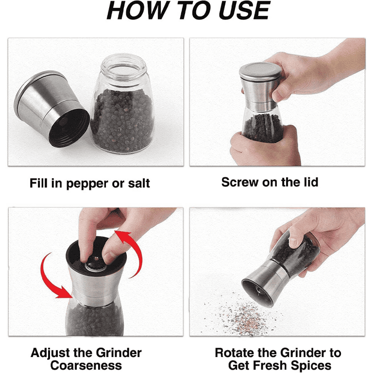 How To Use Salt And Pepper Grinder #saltandpeppergrinder #peppermill #
