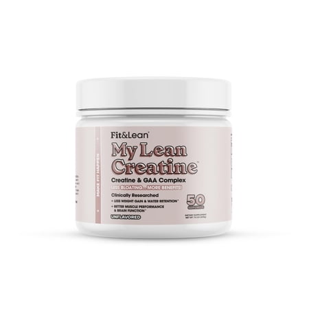 Fit & Lean Creatine Powder For Women, Unflavored, 30 Servings, 7.2 oz