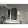 thumbnail image 3 of Kohler K-81148-DA1 40 x 20 in. Maxstow Medicine Cabinet - Dark Anodized Aluminum, 3 of 7