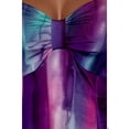 thumbnail image 3 of Funfash Women's Plus Size Purple Blue Galaxy Empire Waist Cocktail Dress - XXXL, 3 of 4