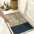 thumbnail image 6 of Hiroekza Bathroom Rugs Non Slip Washable Bath Mat 40x60cm Quick Dry Anti Mold Polyester Fiber Shower Rug for Bathroom Floor Tub and Shower Cloud Comfort Bath Rug Blue, 6 of 6