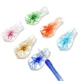 thumbnail image 1 of 6 uds., bolígrafo de cristal con pétalos de flores, palillos, cuchara, soporte para cepillo, soporte para estante, colores surtidos, presente, 1 of 5