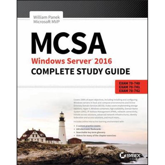 Pre-Owned McSa Windows Server 2016 Complete Study Guide: Exam 70-740, Exam 70-741, Exam 70-742, and Exam 70-743 (Paperback) 1119359147 9781119359142