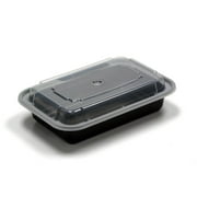 NC8168B 16oz. VERSAtainer Microwavable Container & Lid Combo, 7.2x5x1.5", 150/case