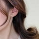 thumbnail image 4 of Elegant Threader Dangle Earrings Durable Birthday Gifts for Engagement Party Hugo aretes colgantes con enhebrador, 4 of 10