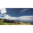 thumbnail image 2 of A Person Stands Looking At The Rocky Promontory At St Abb's Head; Scottish Borders Scotland Poster Print, 2 of 4