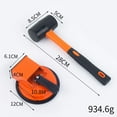 thumbnail image 2 of Floor Gap Fixer Tool Rubber Hammer Glass Lifting Suction Cup Floor Gap Repair Tool For Wood Tile Vinyl Flooring Tools, 2 of 6
