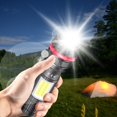 thumbnail image 1 of Dvkptbk Handheld Lamp Led Flashlight Usb Rechargeable High Power Flashlight Telescopic Zoom Portable Work Hand Lamp Camping & Hiking, 1 of 9