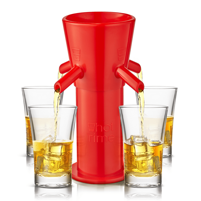 4Pcs 0.5 ounce heavy duty shot machine made lead free liquor Party Drinking  Wine Glasses for